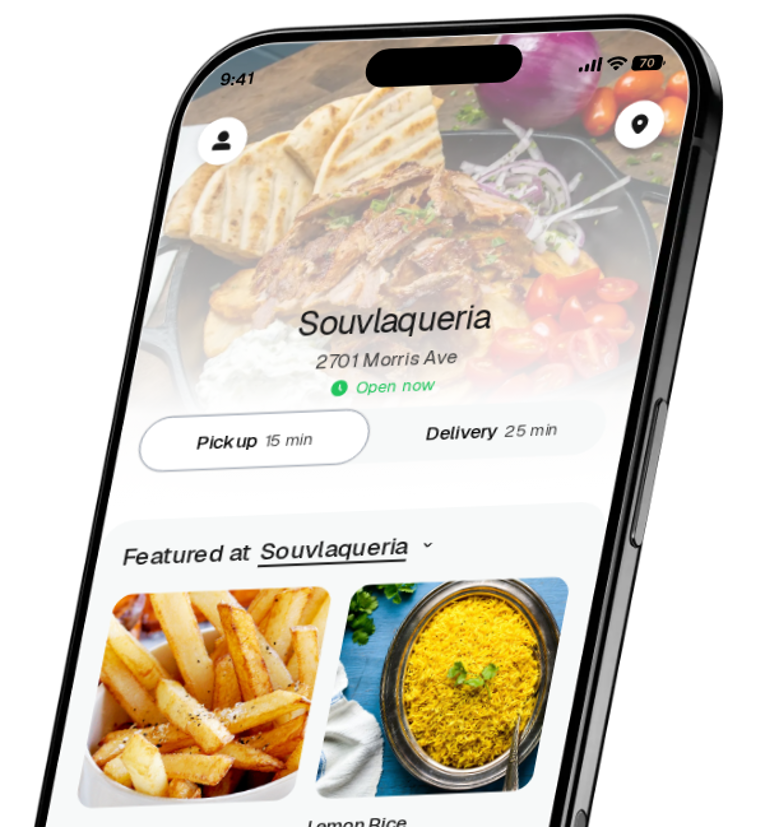 Souvlaqueria app preview
