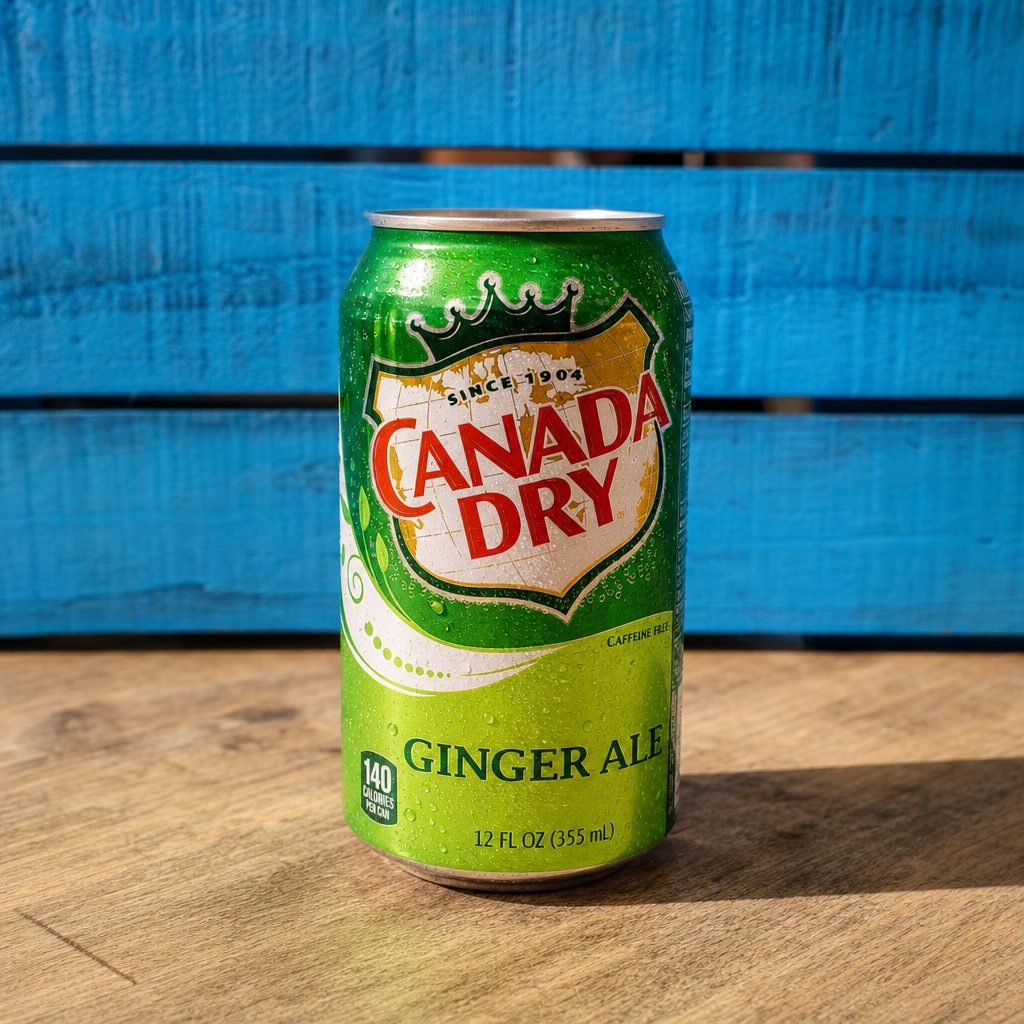 Ginger Ale Can.