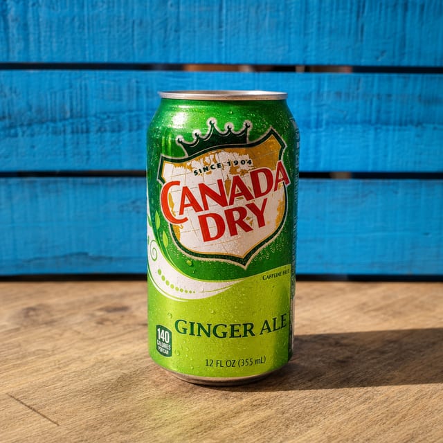Ginger Ale Can.