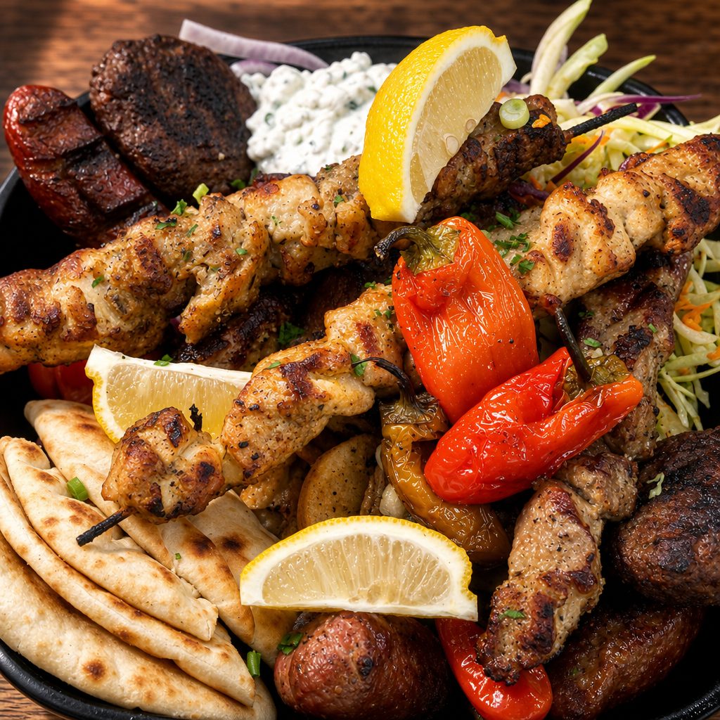 Small Mix Greek Grill.