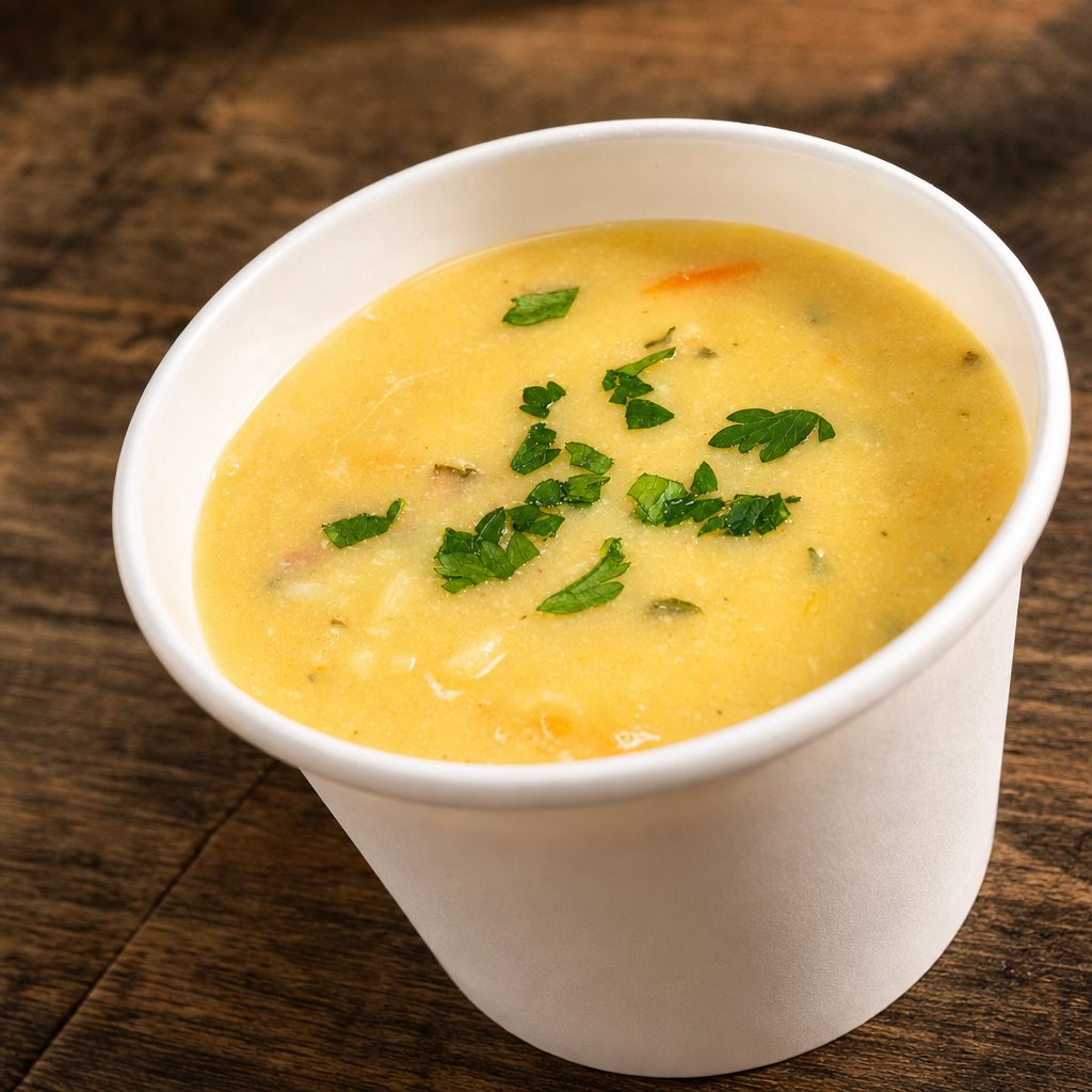 Avgolemono Soup.
